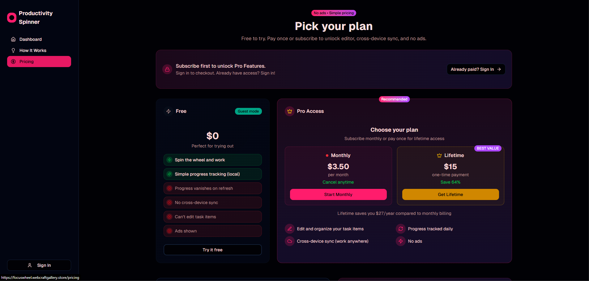 Focus Wheel preview