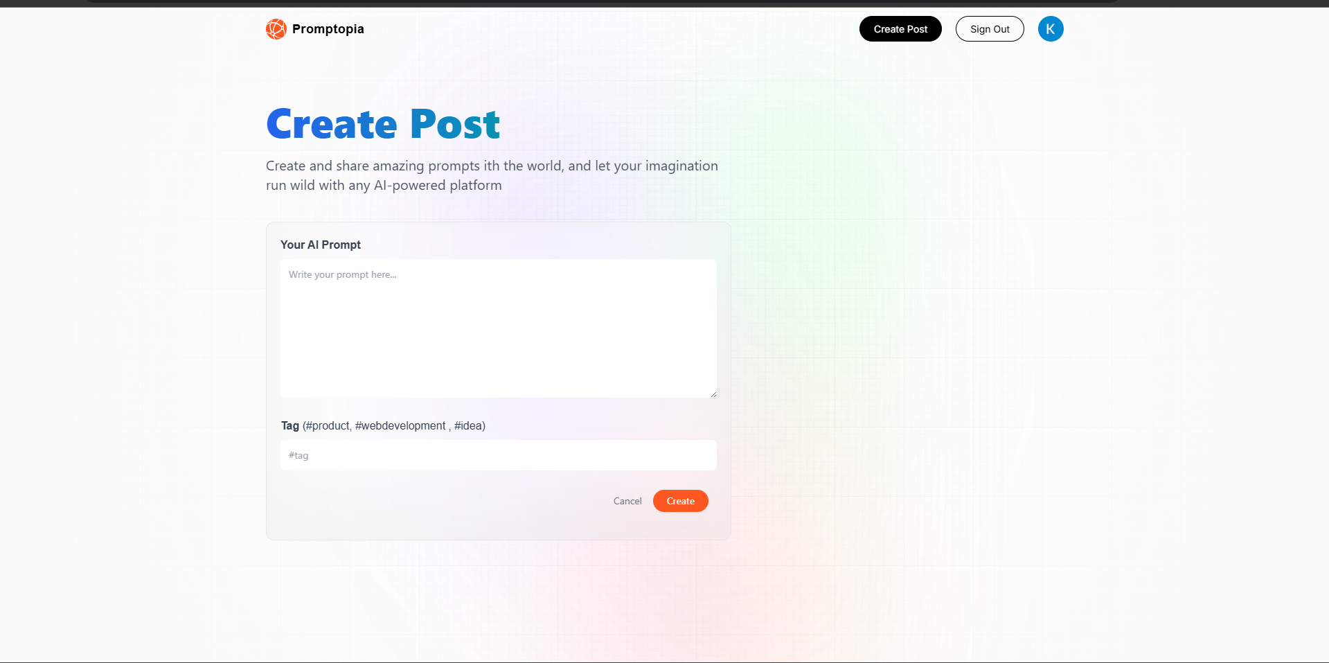 Promptopia preview